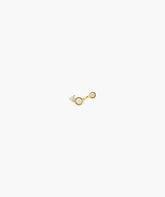 Single Celeste Lab Grown Diamond Triad Stud
