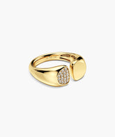 Sabine Open Signet Ring