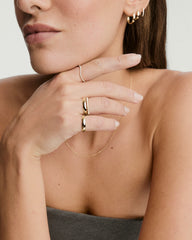 Pearl Half Eternity Ring