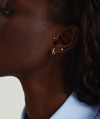 Pavé Diamond X Studs
