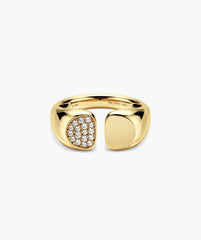 Sabine Open Signet Ring